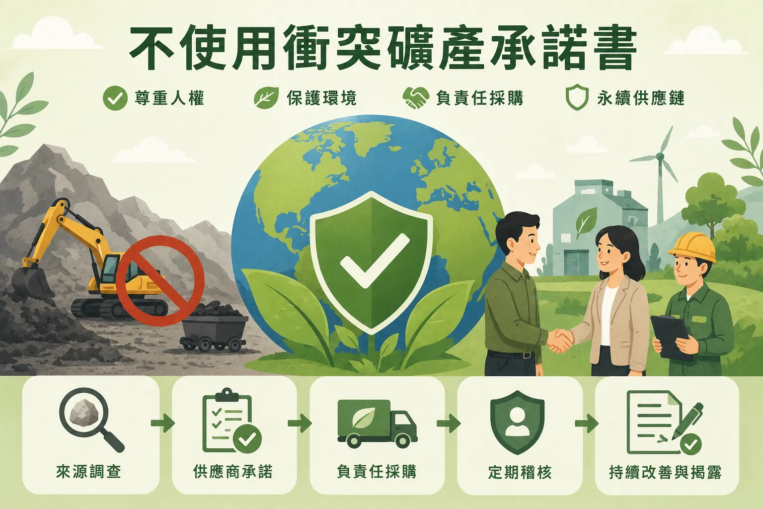 不使用衝突礦產承諾書